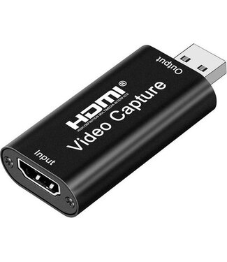 EarKings Capture Karte HDMI auf USB - Video Capture geeignet für PlayStation, Xbox, Nintendo, Windows, MAC - Game Capture EarKings