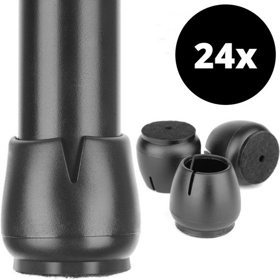 ONE X günstig Kaufen-Stuhlbeinschoner Bodenschoner Ø12-16 mm - Stuhlbeinkappen Möbelkappen 24 Stück - Runde Stuhlkappen Bodenschoner Stühle - Schwarz. Stuhlbeinschoner Bodenschoner Ø12-16 mm - Stuhlbeinkappen Möbelkappen 24 Stück - Runde Stu