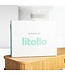 Litollo® Schwangerschaftskissen (J-förmig) - Umstandskissen - Stillkissen - Körperkissen - 145cm - Abnehmbarer Bezug - Grau