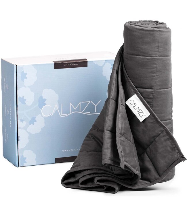 Calmzy 2.0 Schwerlast-Decke 7 KG - 150 x 200 cm - Dunkelgrau