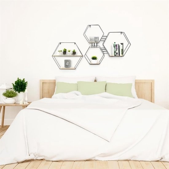 3664944068556 - Home Deco - Wandregal mit 6 Haken 3664944068556 - Home Deco - Wandregal mit 6 Haken