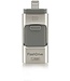 Parya - 3-in-1 Flash-Laufwerk - 32 GB - für iPhone, Android und PC oder Mac - Silber
