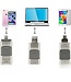 Parya - 3-in-1 Flash-Laufwerk - 8GB - für iPhone, Android und PC oder Mac - Silber