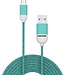 Micro-USB-Kabel, mintgrün - Gummi - Celly | Pantone
