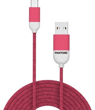 Celly Micro-USB-Kabel, rot - Gummi - Celly | Pantone