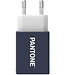 Netzadapter mit 1 USB-Anschluss, Blau - Celly | Pantone