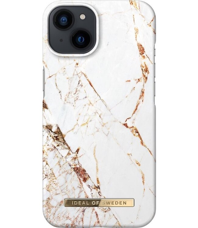 iDeal of Sweden Tasche passend für Apple iPhone 13 - Kunststoffrückseite - Multicolour, Carrara Gold