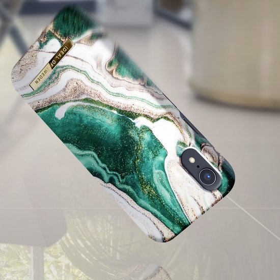 7340168704673 - Fashion Case Handytasche iPhone XR goldene Jade Marmor 7340168704673 - Fashion Case Handytasche iPhone XR goldene Jade Marmor