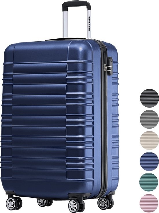 Of 3 günstig Kaufen-TRVLMORE Koffer - Handgepäck - 54x36x20cm - 38L - Dunkelblau. TRVLMORE Koffer - Handgepäck - 54x36x20cm - 38L - Dunkelblau <![CDATA[Ein guter Handgepäckkoffer ist ein Muss für jeden Reisenden. Ihre Wertsachen müssen natürlich sicher ankommen