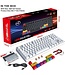 HXSJ L600 kabelgebundene mechanische Gaming-Tastatur - DIY PBT Keycaps - TKL - QWERTY - 87 Tasten - Roter Schalter - Weiß