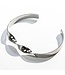 Laura Ferini Damenarmband Sera Silver - Silberarmreif - 18K Weißgold vergoldet - Schmuck - Accessoires - Schmuck - Damenarmband