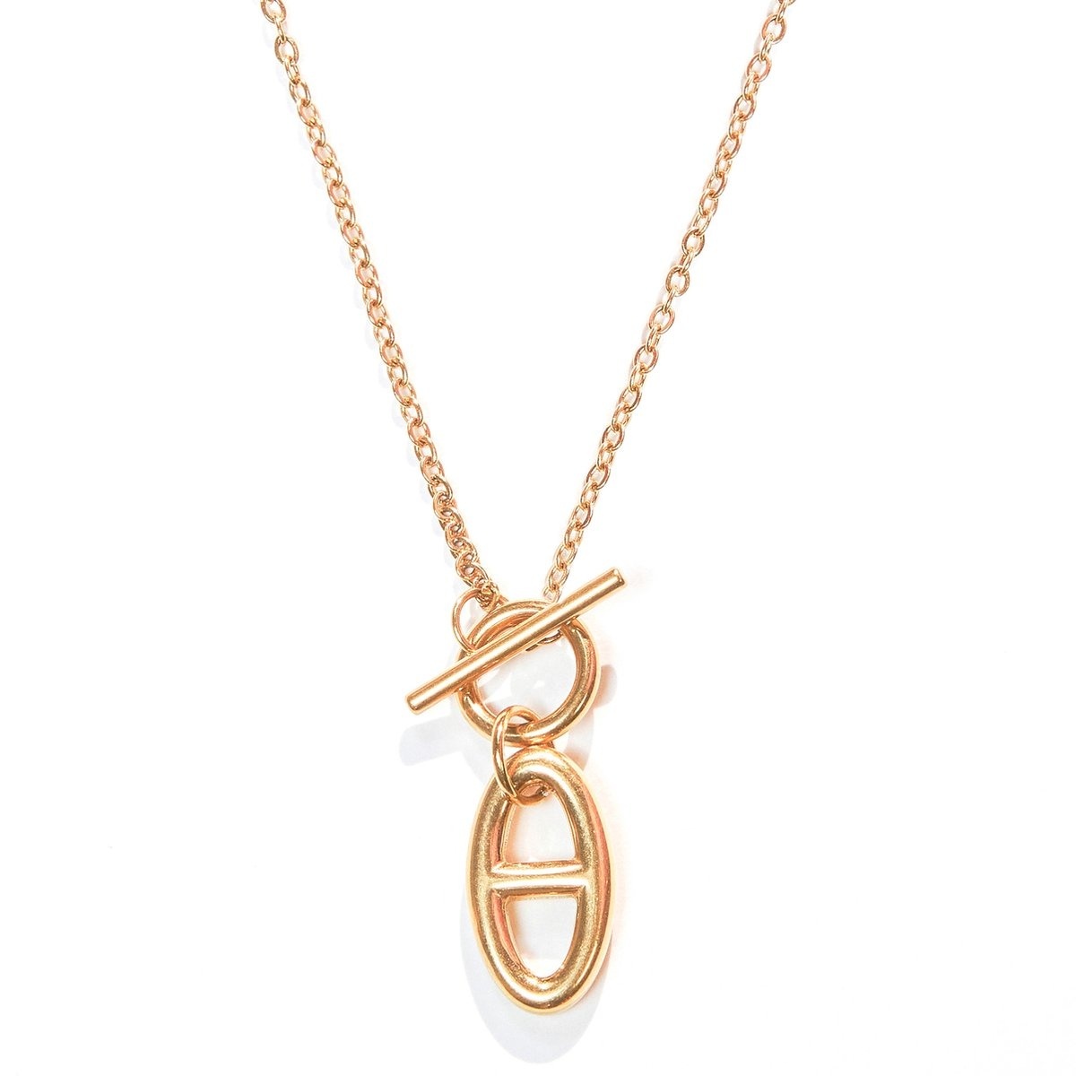 Dame Dame günstig Kaufen-Laura Ferini Damen-Halskette Legato Gold - Gold-Anhänger-Halskette - 18K Gelbgold vergoldet - Halskette - Halskette - Schmuck - Accessoires - Damen-Halskette mit Anhänger. Laura Ferini Damen-Halskette Legato Gold - Gold-Anhänger-Halskette -