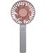 Garpex Mini Ventilator - Tischventilator - Kleiner Ventilator - Tragbarer Ventilator - Handventilator - Tischventilator - Schreibtischventilator - Rosa