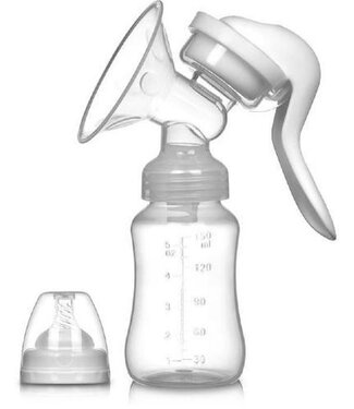 Home Einstellbare Milchpumpe für Frauen - Manuelle Milchpumpe - BPA-frei - Manuelle Milchpumpe - Babyfütterung - Nuckelflasche Baby - Weiß BPA-frei