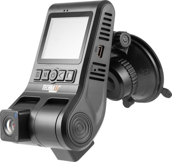xF6;nnen günstig Kaufen-Technaxx FullHD-Doppel-Dashcam TX-185. Technaxx FullHD-Doppel-Dashcam TX-185 <![CDATA[Dual Dashcam mit Front- (1080p interpoliert) und Innenkamera (480p). Frontkamera mit 120° Blickwinkel; Weitwinkelobjektiv Front- und Innenkamera können unabhängig von