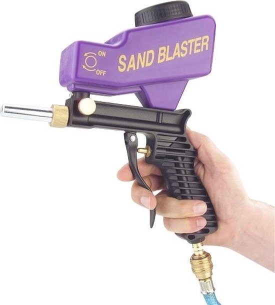 Druckluft Sandstrahlpistole günstig Kaufen-Druckluft - Sandstrahlpistole - 6-8 bar. Druckluft - Sandstrahlpistole - 6-8 bar <![CDATA[Druckluft-Sandstrahlpistole Sand Blaster * Druckluft-Sandstrahlpistole * Hohe Leistung * Leichtes Kunststoffgehäuse * Effektive Reinigung Die Druckluft-Sandstrahlpi