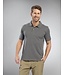 Herren-Poloshirt mit Button-Down grau/grün Größe XL