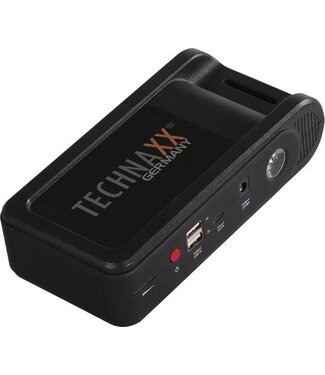 Technaxx Technaxx TX-218 - Multifunktions-Jumpstarter und Powerbank - 12000mAh Akku - 2x USB-A Ausgang - LED Licht - Schwarz