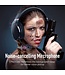 Kofire UG-06 2.4GHz Wireless Gaming Headset - Bluetooth Headset - Verstecktes Mikrofon - Geeignet für PS4/PS5, Nintendo Switch - Schwarz