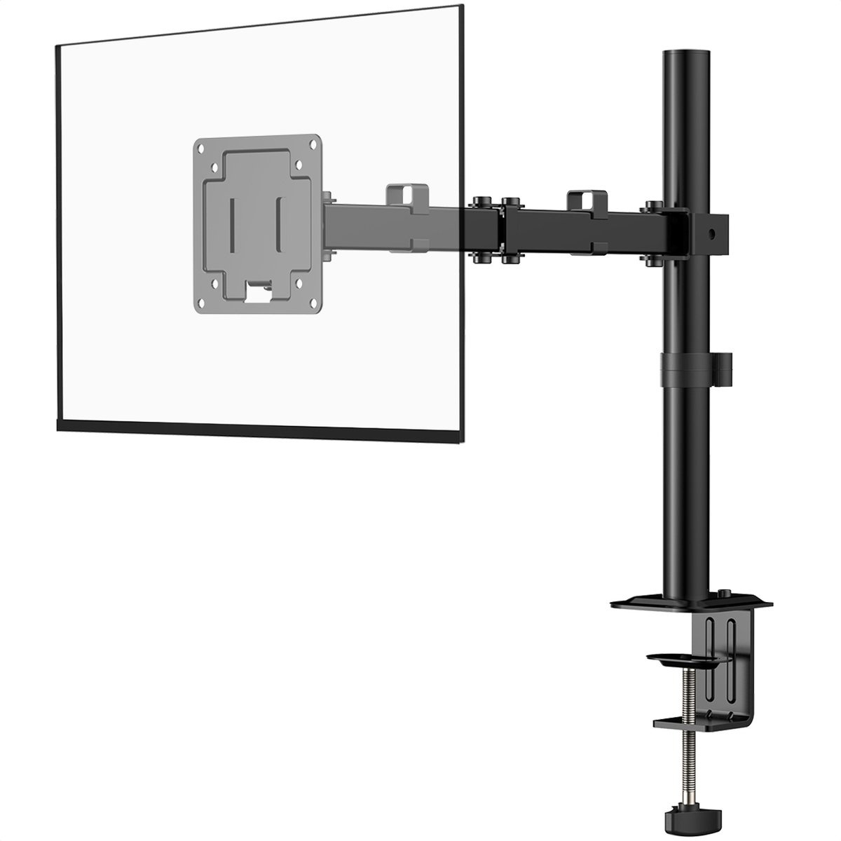 schwarz bis günstig Kaufen-Auronic Monitorarm - 1 Bildschirm - 13 bis 32 Zoll - Verstellbar - Stahl - Schwarz. Auronic Monitorarm - 1 Bildschirm - 13 bis 32 Zoll - Verstellbar - Stahl - Schwarz <![CDATA[Sitzen Sie bei der Arbeit oft lange vor dem Computer? Mit der Monitorhalterung 