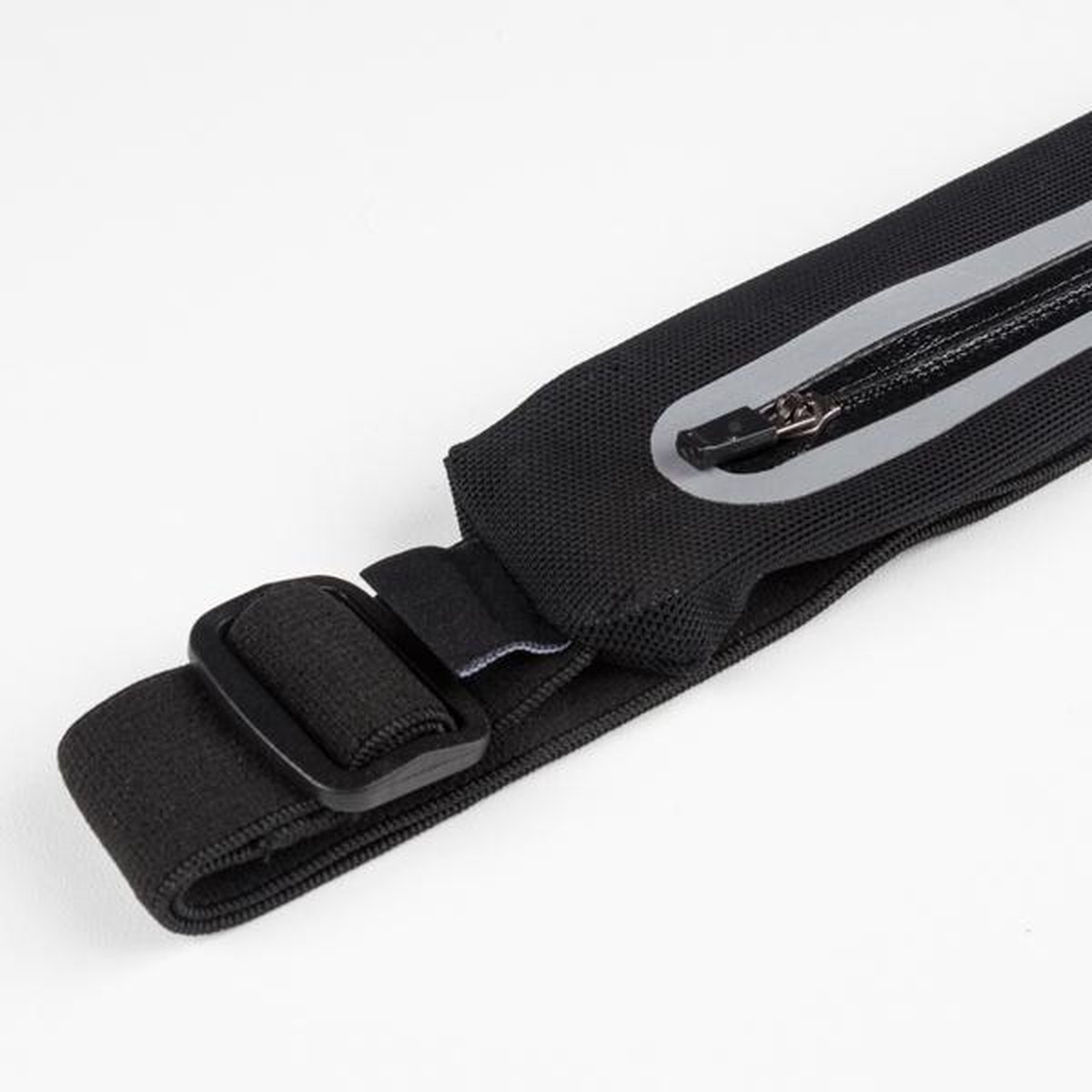 8719033330320 - XQ Max Elastischer Sportgürtel mit Reißverschluss - Schwarz 8719033330320 - XQ Max Elastischer Sportgürtel mit Reißverschluss - Schwarz