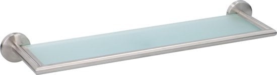 edelstahl von günstig Kaufen-Alpina Planchet - Badezimmer - Edelstahl/Glas - 54 x 5,7 x 14 cm. Alpina Planchet - Badezimmer - Edelstahl/Glas - 54 x 5,7 x 14 cm <![CDATA[Sie möchten Ihre Badartikel stilvoll unterbringen? Dieses Regal von Alpina bietet genau das. Das Wandregal für Ih