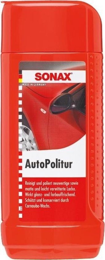 30 in günstig Kaufen-Sonax Auto-Politur #300.100. Sonax Auto-Politur #300.100 <![CDATA[SONAX AutoPolitoer ist eine Politur für leichte Kratzer und matte Lacke. Sorgt für Reinigung, Farbauffrischung und Schutz der behandelten Oberflächen durch besonders leichte Anwendung. L