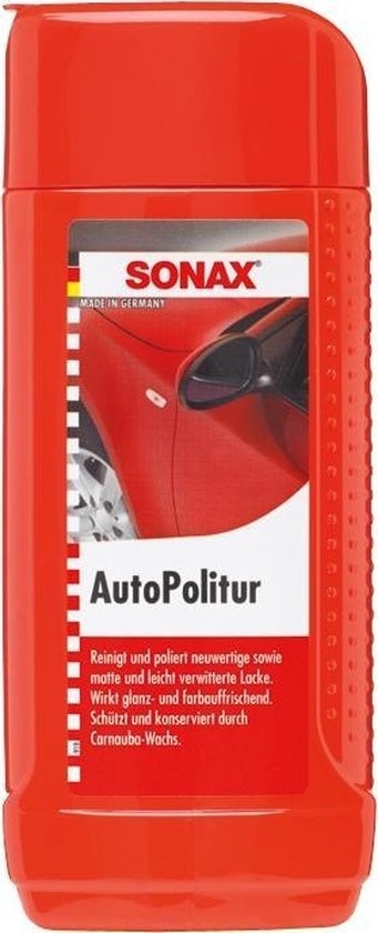 Schutz günstig Kaufen-Sonax Auto-Politur #300.100. Sonax Auto-Politur #300.100 <![CDATA[SONAX AutoPolitoer ist eine Politur für leichte Kratzer und matte Lacke. Sorgt für Reinigung, Farbauffrischung und Schutz der behandelten Oberflächen durch besonders leichte Anwendung. L