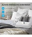 Auronic Electric Blanket - 2 Personen - 160x140cm - mit Eckgummis und 2 Reglern - Weiß