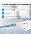 Auronic Electric Blanket - 2 Personen - verstellbare Fußzone - 160x150cm - mit Eckgummis - Weiß