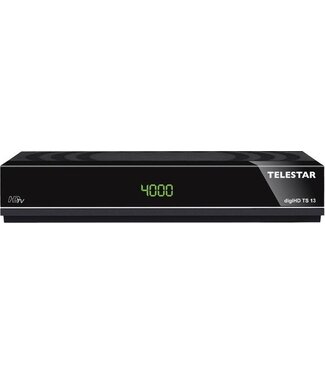 Telestar Telestar digiHD TS 13 HD-Satellitenreceiver Aufnahmefunktion, geeignet für Einzelkabel Anzahl der Tuner: 1