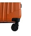 Hoffmanns Kofferset 3-teilig INCL Zahlenschloss - 76x52x30cm - Travelline Orange - 360 Grad Rollen