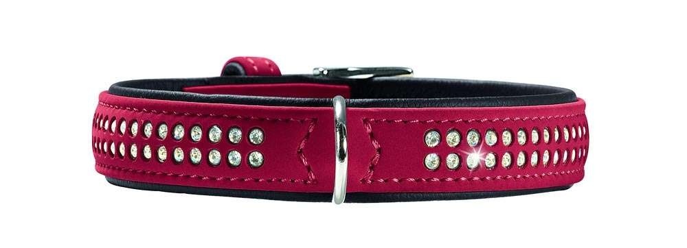 Hunter Halsband günstig Kaufen-HUNTER 40 Kunstlederkragen Softie Delux Rot/Schwarz. HUNTER 40 Kunstlederkragen Softie Delux Rot/Schwarz <![CDATA[Produktinformation 