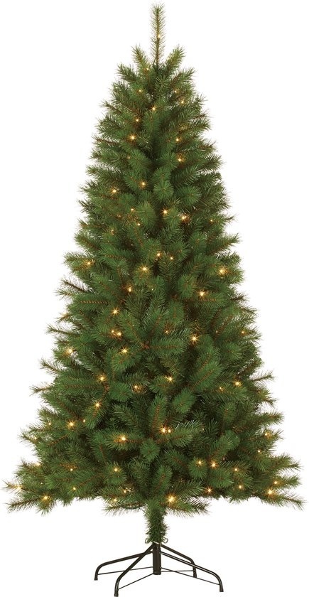 18 LED günstig Kaufen-Giftsome Weihnachtsbaum - Weihnachtsbaum mit LED-Lichtern - Klappbare Äste - Warmweißes Licht - 185 CM - Grün. Giftsome Weihnachtsbaum - Weihnachtsbaum mit LED-Lichtern - Klappbare Äste - Warmweißes Licht - 185 CM - Grün <![C