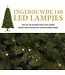 Giftsome Weihnachtsbaum - Weihnachtsbaum mit LED-Lichtern - Klappbare Äste - Warmweißes Licht - 185 CM - Grün
