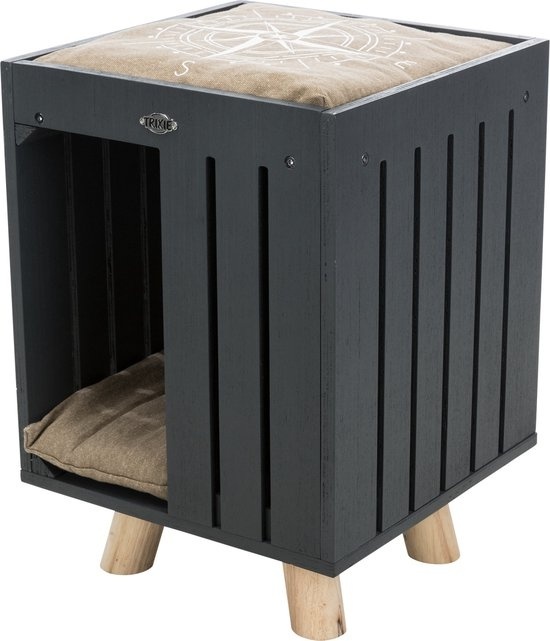 Alva günstig Kaufen-Trixie Be Nordic Katzenhaus Alva Anthrazit/Sand 36 x 36 x 51 CM. Trixie Be Nordic Katzenhaus Alva Anthrazit/Sand 36 x 36 x 51 CM <![CDATA[Trixie Be Nordic Cat House Alva Anthrazit/Sand 36 x 36 x 51 cm Das Trixie Be Nordic Cat House Alva Anthrazit/Sand 36 