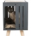 Trixie Be Nordic Katzenhaus Alva Anthrazit/Sand 36 x 36 x 51 CM