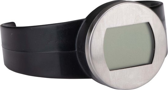 8711252495309 - alpina Weinthermometer - Platzierung um die Weinflasche - Passend für alle Weinflaschen - Edelstahl - Schwarz Silber 8711252495309 - alpina Weinthermometer - Platzierung um die Weinflasche - Passend für alle Weinflaschen - Edelstahl - Schwarz Silber