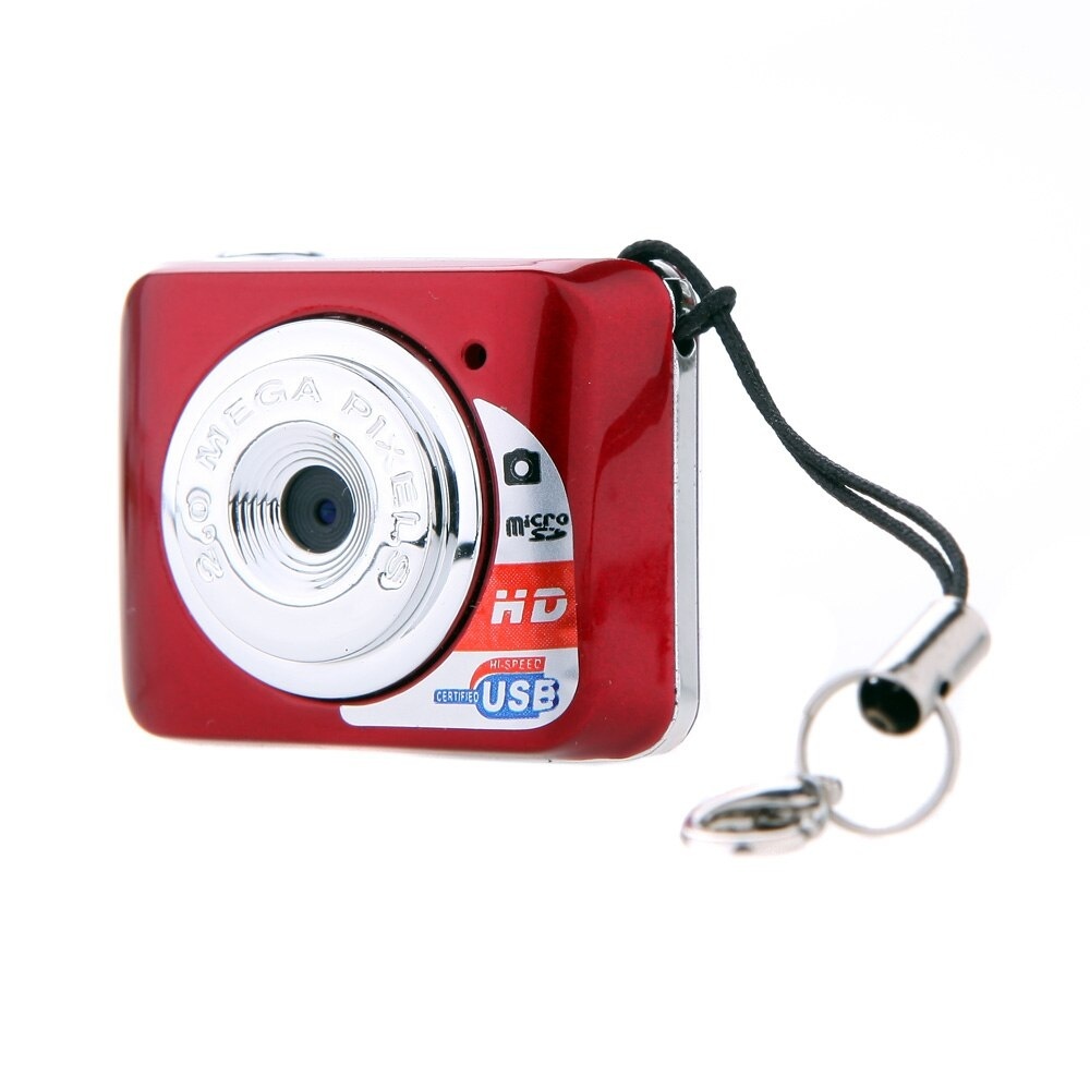 0753004018013 - Camo - Tragbarer Mini-Kamera-Recorder mit Mikrofon - Schlüsselanhänger - 32GB Unterstützung - Rot 0753004018013 - Camo - Tragbarer Mini-Kamera-Recorder mit Mikrofon - Schlüsselanhänger - 32GB Unterstützung - Rot