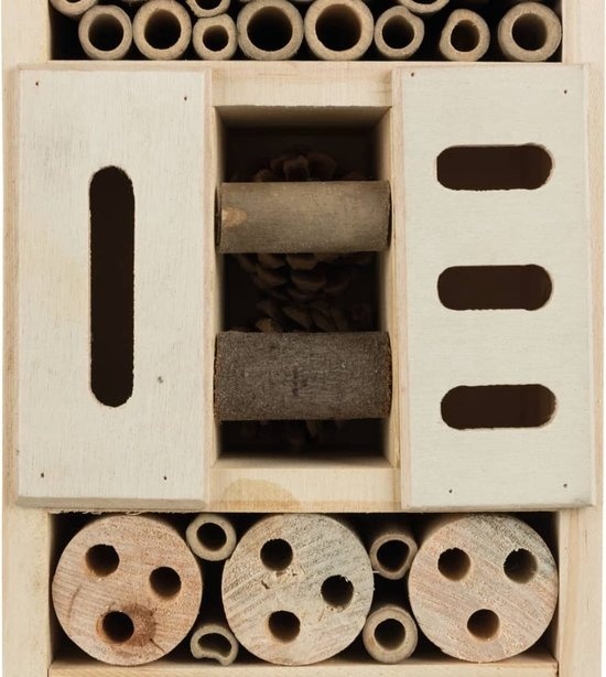 4011905595078 - Insektenhotel 18x29x10 cm Kiefernholz und Schiefer Trixie Braun 4011905595078 - Insektenhotel 18x29x10 cm Kiefernholz und Schiefer Trixie Braun