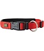 Hunter Vario Plus Hundehalsband - 40-45 cm - Rot/Schwarz