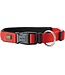 Hunter Vario Plus Hundehalsband - 30-35 cm - Rot/Schwarz