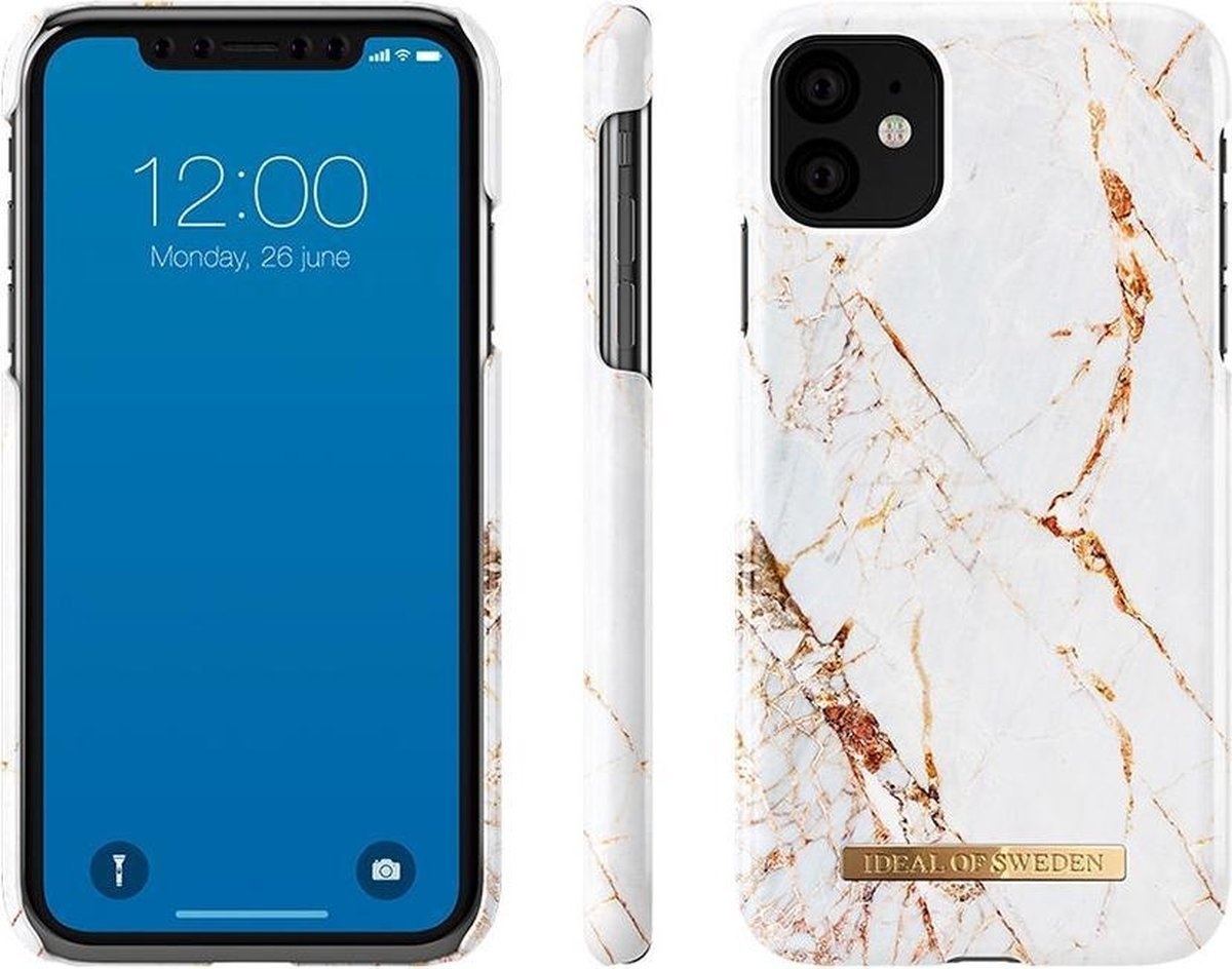 Case,Huawei günstig Kaufen-iDeal of Sweden Fashion Backcover/ Schutzhülle iPhone 11 Hülle - Carrara Gold. iDeal of Sweden Fashion Backcover/ Schutzhülle iPhone 11 Hülle - Carrara Gold <![CDATA[Diese Carrara Gold Fashion Back Case von iDeal of Sweden ist die perf