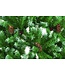 Weihnachtsgeschenke Künstlicher Weihnachtsbaum - Fichte mit Tannenzapfen - Weihnachtsdekoration für drinnen - 1024 Wipfel - 210 cm - Grün