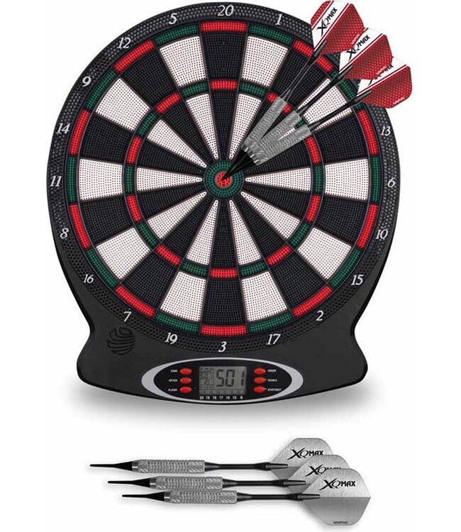 B-Ware XQ Max Elektrische Dartscheibe - 159 Spielvarianten - Inklusive  Pfeile Online kaufen bei  