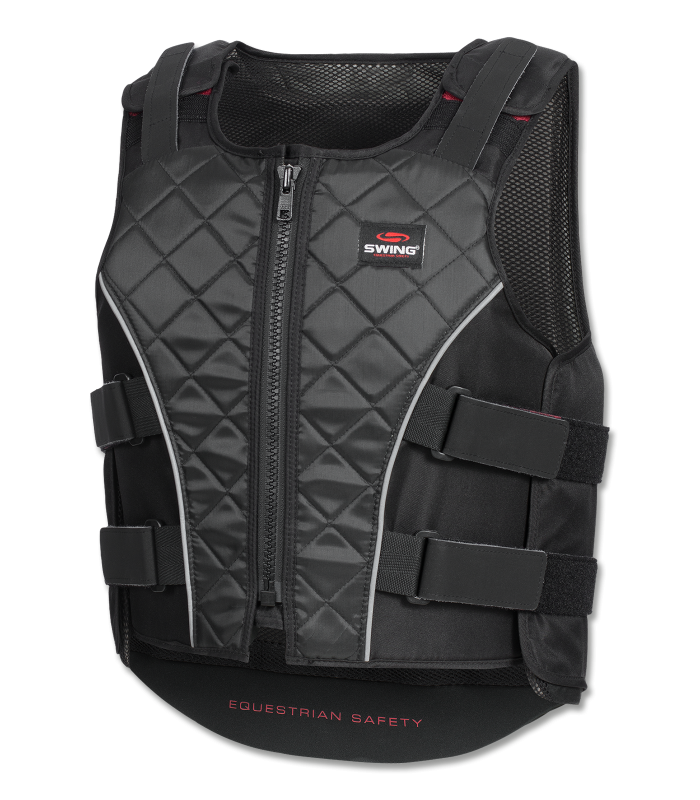 GENERATION günstig Kaufen-SWING P19 Body Protector mit Reissverschluss Kids Schwarz/Grau Größe XXS. SWING P19 Body Protector mit Reissverschluss Kids Schwarz/Grau Größe XXS <![CDATA[P19 Bodyprotector, mit Reißverschluss: Diese neueste Generation von Profi-Body