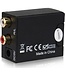 Digital Optisch zu Analog Audio Konverter - Koaxial - SPDIF - DAC - D2A - Digital Optisch Koaxial Toslink zu Analog RCA Audio Konverter
