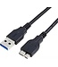 USB 3.0 Typ A auf Micro USB B Kabel - 1 Meter