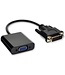 DVI zu VGA Adapter - DVI-D zu VGA Anschluss - Dual Link - 1080p Full HD - für Computer Monitor/TV