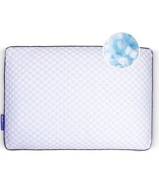 Soulsnooze Soulsnooze® Memory Foam Pillow Dawn - 100 Nächte Probeschlaf - Verstellbares Design - Geeignet für Rücken-, Seiten- und Bauchschläfer - Zerkleinerter Memory Foam